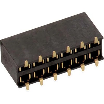 Wurth Elektronik WR-PHD Series Straight Surface Mount 40-Contact 2 Row PCB Socket 61004021821