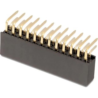Wurth Elektronik Right Angle Through Hole PCB Socket 16-Contact 2 Row 2.54 mm Pitch 500V WR-PHD Series 613016243121