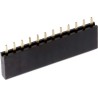 Wurth Elektronik WR-PHD Series Straight Through Hole PCB Socket, 4-Contact, 1 Row, 2.54 mm Pitch Solder 61300411821
