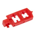 RS PRO Red 1-Lock Lockout Polypropylene Single-Pole Breaker Lockout 7 mm 818-8085