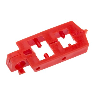 RS PRO Red 1-Lock Lockout Polypropylene Single-Pole Breaker Lockout 7 mm 818-8085