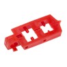 RS PRO Red 1-Lock Lockout Polypropylene Single-Pole Breaker Lockout 7 mm 818-8085