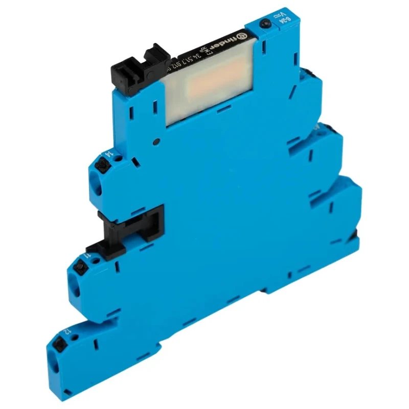 Finder 39 Series Electromechanical Interface Relay DIN Rail Mount 12V AC/DC Coil 6A SPDT Silver Alloy 39.61.0.012.0060