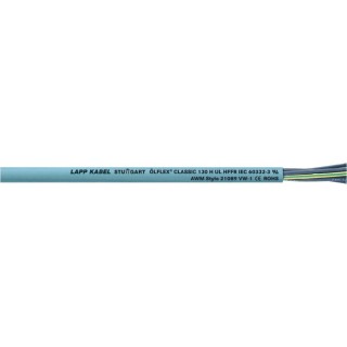 Lapp ÖLFLEX CLASSIC 130 H Control Cable, 4 Cores 14 AWG Stranded Bare Copper, Low Smoke Zero Halogen Jacket, 100 m 1123142