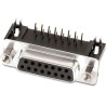 Wurth Elektronik WR 618 9 Way Angled 2.77 Pitch PCB D-Sub Connector with 4 to 40 Screw Lock 618009211821