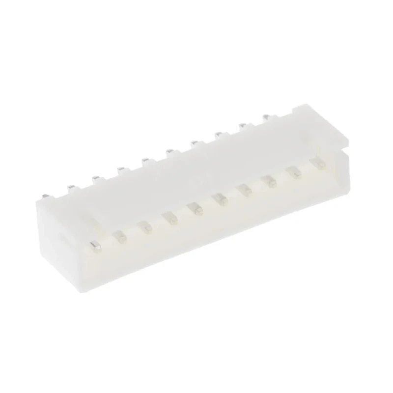 JST XH Series Straight Through Hole PCB Header 10 Contact 2.5 mm Pitch 1 Row Shrouded B10B-XH-A(LF)(SN)