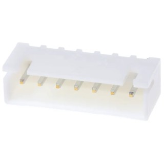 JST XH Series Straight Through Hole PCB Header 7 Contacts 2.5 mm Pitch 1 Row Shrouded B7B-XH-A(LF)(SN)