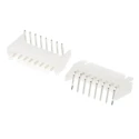 JST XH Series Right Angle Through Hole PCB Header Shrouded, 8 Contacts, 2.5 mm Pitch, 1 Row, 250V S8B-XH-A(LF)(SN)