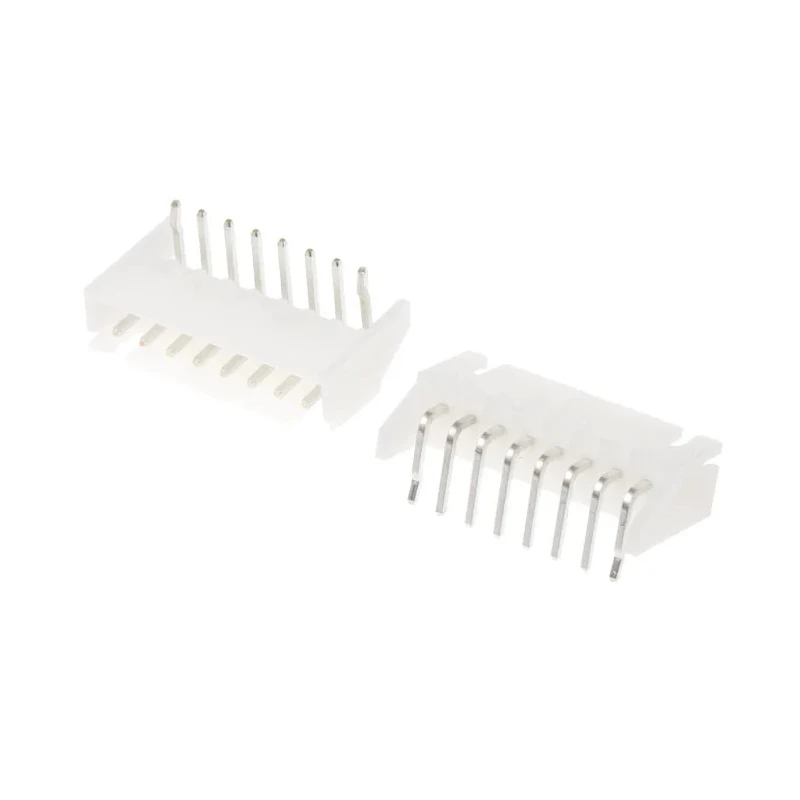 JST XH Series Right Angle Through Hole PCB Header Shrouded, 8 Contacts, 2.5 mm Pitch, 1 Row, 250V S8B-XH-A(LF)(SN)