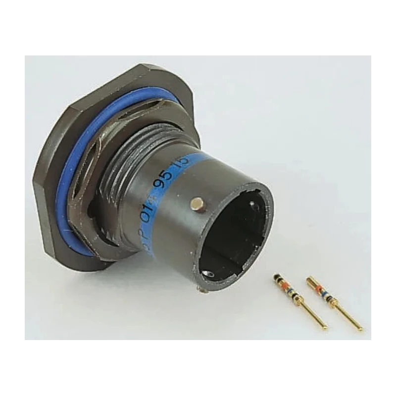 Amphenol Socapex MIL Spec Circular Connector 13 Way Panel Mount 500V dc Olive Drab Cadmium Gold Plating LJT07RT1135P014