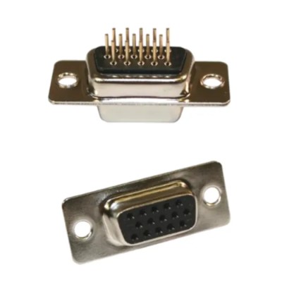 Norcomp 15 Way Straight 2.29 mm Pitch Panel Mount D-Sub Connector Female 180-015-213R001