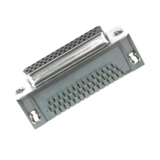 Norcomp 44 Way Right Angle 2.28 mm Pitch Panel Mount D-Sub Connector with Board Lock Female 181-044-213R531