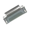 Norcomp 44 Way Right Angle 2.28 mm Pitch Panel Mount D-Sub Connector with Board Lock Female 181-044-213R531