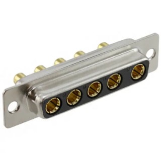 Norcomp 5 Way Straight 2.77 mm Pitch Panel Mount D-Sub Connector Female 681M5W5203L001