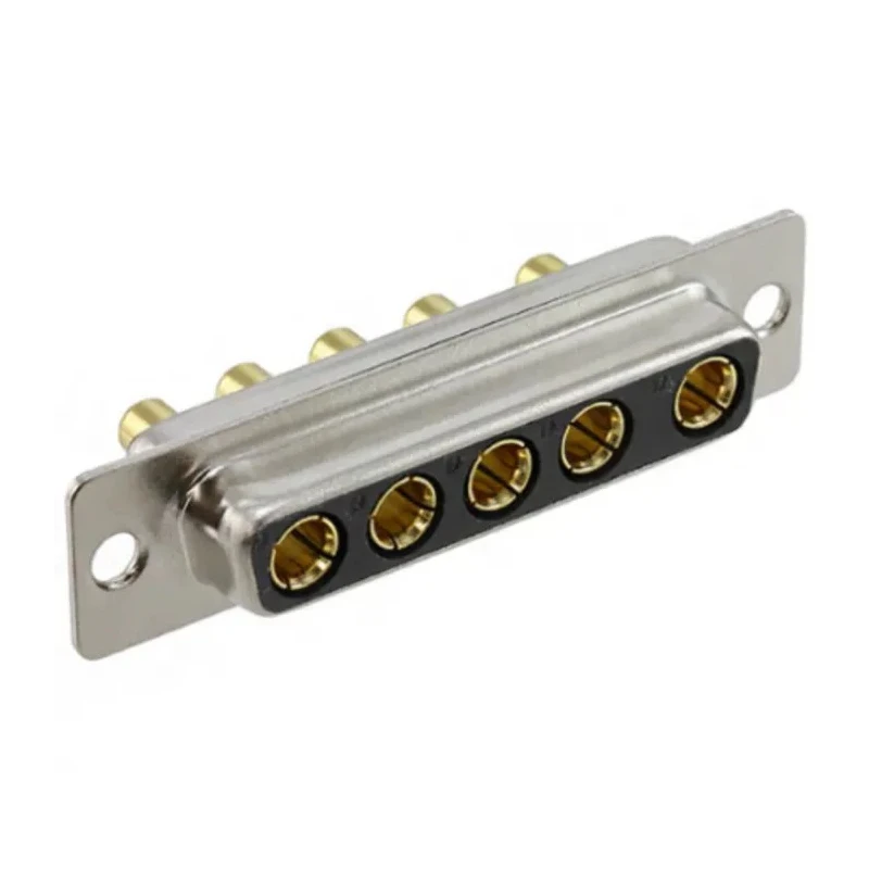 Norcomp 5 Way Straight 2.77 mm Pitch Panel Mount D-Sub Connector Female 681M5W5203L001
