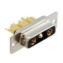 Norcomp 3 Way Straight 2.77 mm Pitch Panel Mount D-Sub Connector Female 680M3W3K203L401