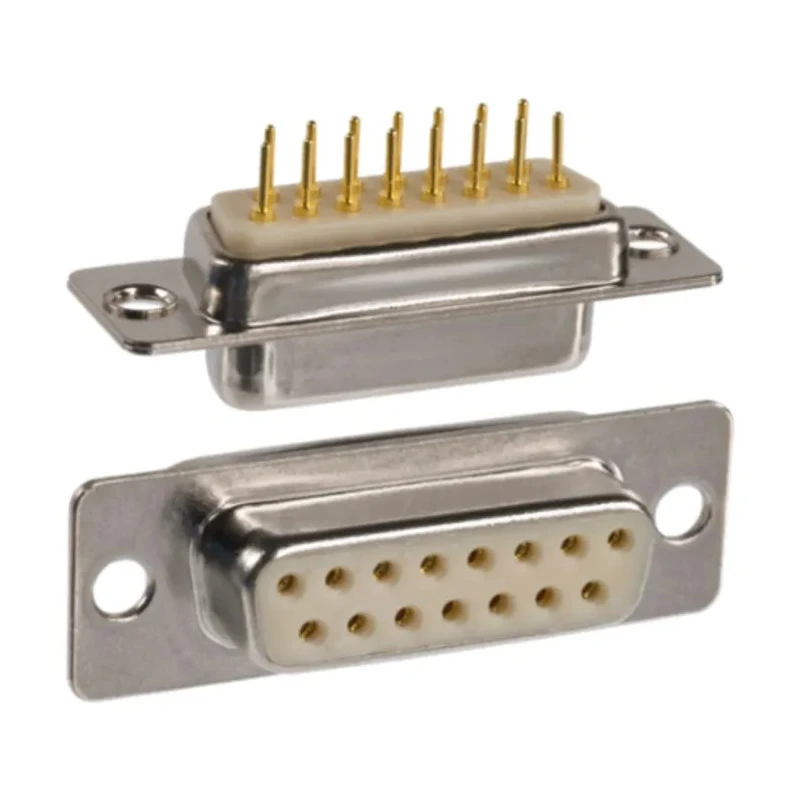 Norcomp 172 15 Way Straight 10.9 mm Pitch Panel Mount D-Sub Connector with Female Screw Male 172-E15-213R001