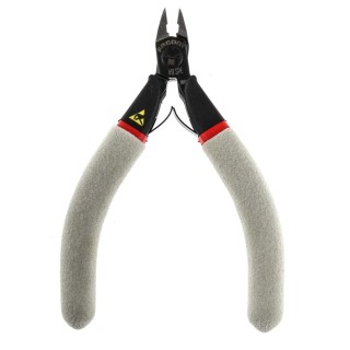 Facom Diagonal ESD Safe Side Cutter 110mm Length 7mm Jaw Width Maximum Cutting Capacity 0.7mm Model 417.SPE