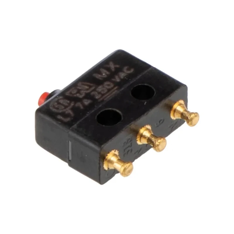 Honeywell Technologies Pin Plunger Micro Switch, Solder Terminal, 7A, 250 V ac, SPDT 21SX39-T
