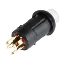RS PRO Illuminated Miniature Push Button Switch, Momentary, PCB Mount, 8 mm Cutout, SPST, Red LED, 30V DC/AC 8207521P