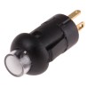 RS PRO Illuminated Miniature Push Button Switch Momentary PCB Mount 8 mm Cutout SPST Green LED 30V DC 30V AC 8207533P