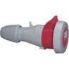 Legrand Industrial Power Connector P17 Tempra Pro 16A 415V IP66 IP67 Cable Mount Red 5 553 09
