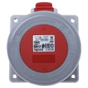 Legrand Industrial Power Connector Panel Mount Socket 16A 415V IP66 IP67 Red P17 Tempra Pro 5 553 89