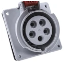 Legrand Industrial Power Connector Panel Mount Socket 16A 415V IP66 IP67 Red P17 Tempra Pro 5 553 89