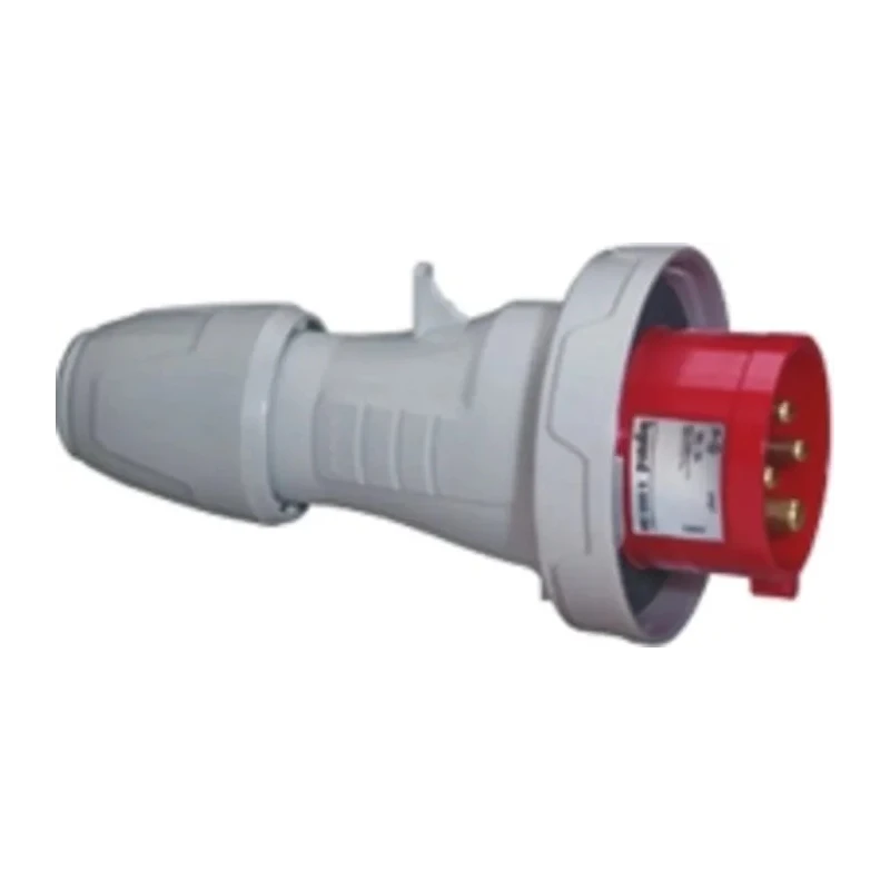 Legrand P17 Tempra Pro IP66 IP67 Red Cable Mount 3P+PE Straight Industrial Power Connector 32A 415V 5 554 38
