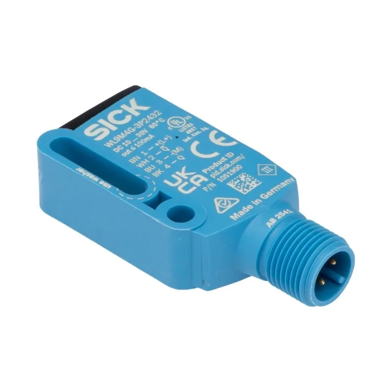 SICK Retroreflective Photoelectric Sensor Block Type 5 m Detection Range PNP Output IP66 IP67 IP69K WL9M4G-3P2432