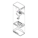 Raspberry Pi Official Cooling Case Fan 5V DC 1.4CFM for Raspberry Pi 4 SC0448