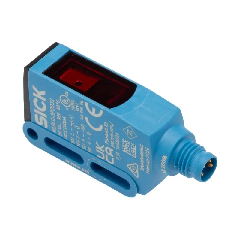 SICK Retroreflective Photoelectric Sensor Block Sensor 4.5 m Range PNP Output IP66 IP67 IP69K WL9LG-3P2232