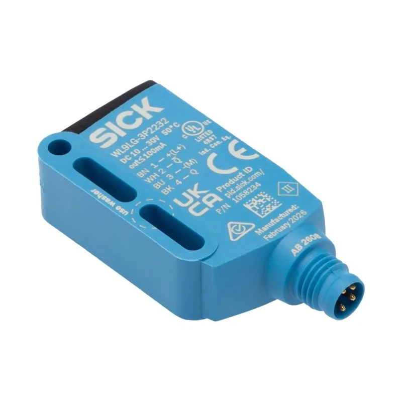 SICK Retroreflective Photoelectric Sensor Block Sensor 4.5 m Range PNP Output IP66 IP67 IP69K WL9LG-3P2232