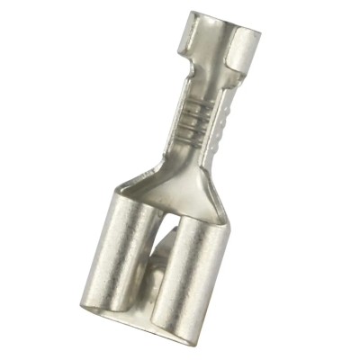 TE Connectivity RS PRO Silver Uninsulated Female Spade Connector Crimp 0.8 x 6.35 mm Tab Size 22 AWG to 16 AWG 205-5270