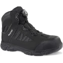 Rockfall OHM Black Non-Metallic Toe Capped Unisex Safety Boots Size UK 8 EU 42 SRC Slip Resistant EN ISO 20345:2011 RF160/008