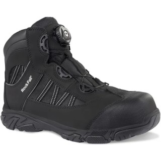 Rockfall OHM Black Non-Metallic Toe Capped Unisex Safety Boots Size UK 8 EU 42 SRC Slip Resistant EN ISO 20345:2011 RF160/008