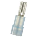 RS Pro Insulated Female Spade Connector, Crimp Termination, 0.5 x 2.8 mm Tab Size, 16 AWG to 14 AWG, Blue Nylon 205-5290