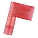 RS Pro Red Insulated Female Spade Connector Crimp 0.5 x 4.75 mm Tab Size 22 AWG to 18 AWG 205-5302