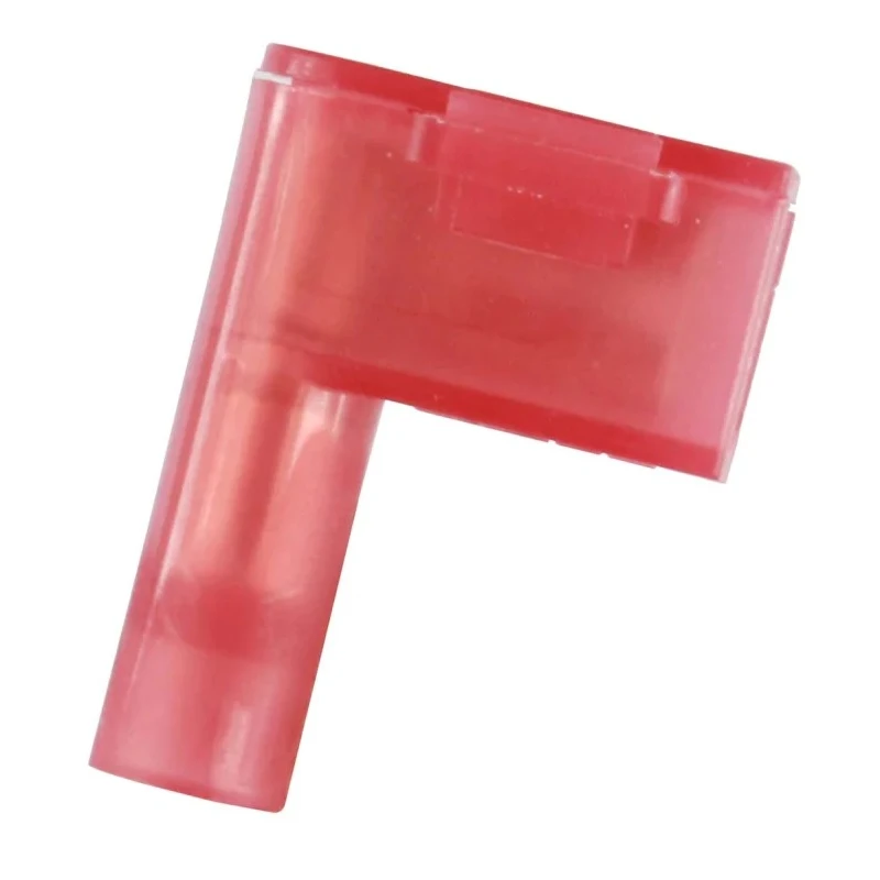 RS Pro Red Insulated Female Spade Connector Crimp 0.5 x 4.75 mm Tab Size 22 AWG to 18 AWG 205-5302