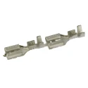 RS PRO Silver Uninsulated Female Spade Connector Crimp 6.35 x 0.8 mm Tab Size 18 AWG to 14 AWG 205-5296