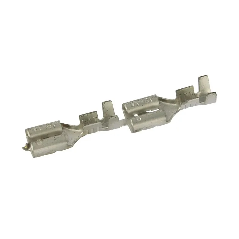 RS PRO Silver Uninsulated Female Spade Connector Crimp 6.35 x 0.8 mm Tab Size 18 AWG to 14 AWG 205-5296