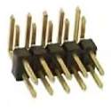 Amphenol Communications Solutions EconoStik Series Right Angle Through Hole Pin Header, 10 Contacts, 2.54 10129382-910004BLF