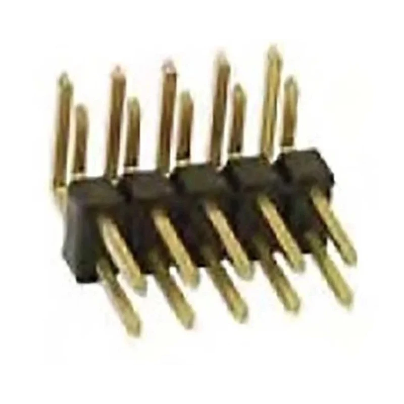 Amphenol Communications Solutions EconoStik Series Right Angle Through Hole Pin Header, 10 Contacts, 2.54 10129382-910004BLF