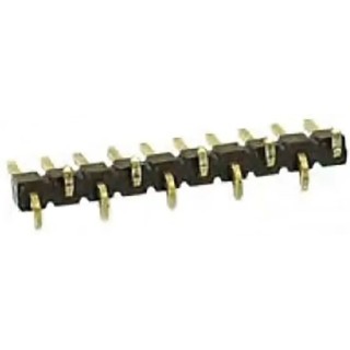 Amphenol Communications Solutions EconoStik Series Vertical Surface Pin Header, 10 Contacts, 2.54 mm 10129380-910001ALF