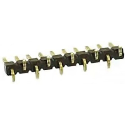 Amphenol Communications Solutions EconoStik Series Vertical Surface Pin Header, 10 Contacts, 2.54 mm 10129380-910001ALF