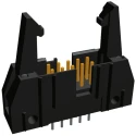 TE Connectivity AMP-LATCH Series Straight Through Hole PCB Header, 10 Contacts, 2.54 mm Pitch, 2 Row, Shrouded 5499923-1