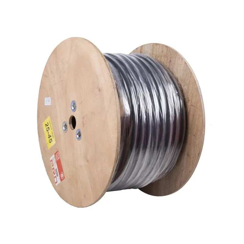 RS PRO Power Cable 5 Core, 6mm², Black Ethylene Propylene Rubber Jacket, 50 m Length, 750V AC Voltage H07RN-F
