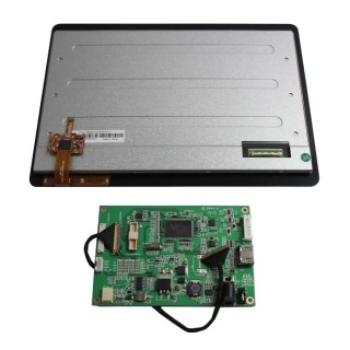 Ampire LCD Module Touch Screen 10.1 in 1280 x 800 pixel, Capacitive Touch, LVDS Interface AM-1280800N3TZQW-T95H