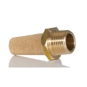 Norgren Brass Pneumatic Silencer T40B4800 10 bar, Threaded Male, 60mm Length T40B4800
