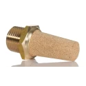 Norgren Brass Pneumatic Silencer T40B4800 10 bar, Threaded Male, 60mm Length T40B4800